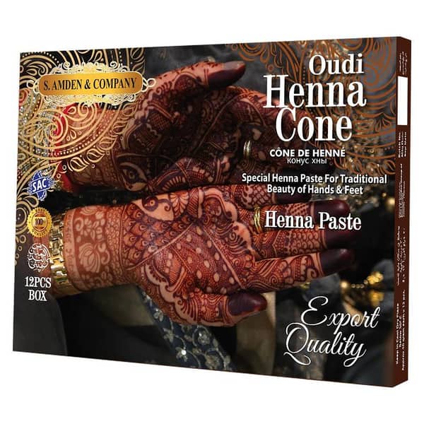 Oudi Henna Cone - 12 Pack - 40g Each - SAC