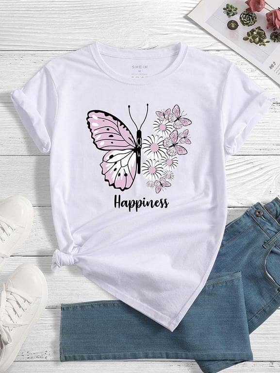 Oversized Printed T-Shirts for Women and Girls - Relaxed Fit and Comfortable Styles