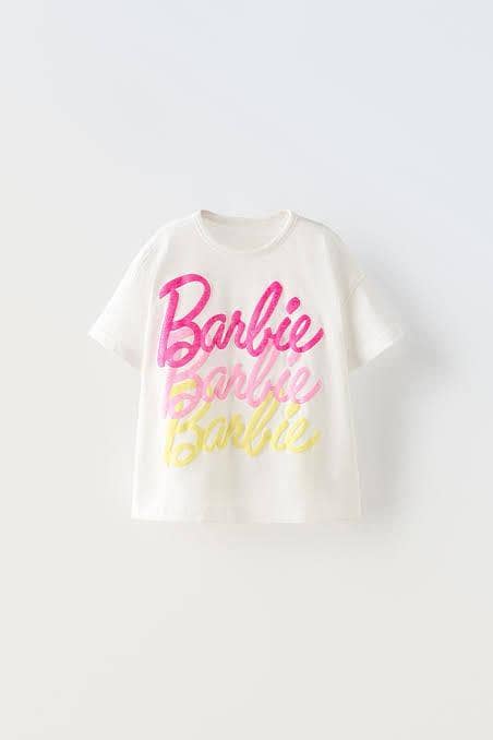 Girls' Cotton Printed T-Shirt - Casual Summer Tee for Kids | Trendy Short Sleeve Top | Comfortable Graphic Design | Ideal for Everyday Use | Buy Online in Pakistan