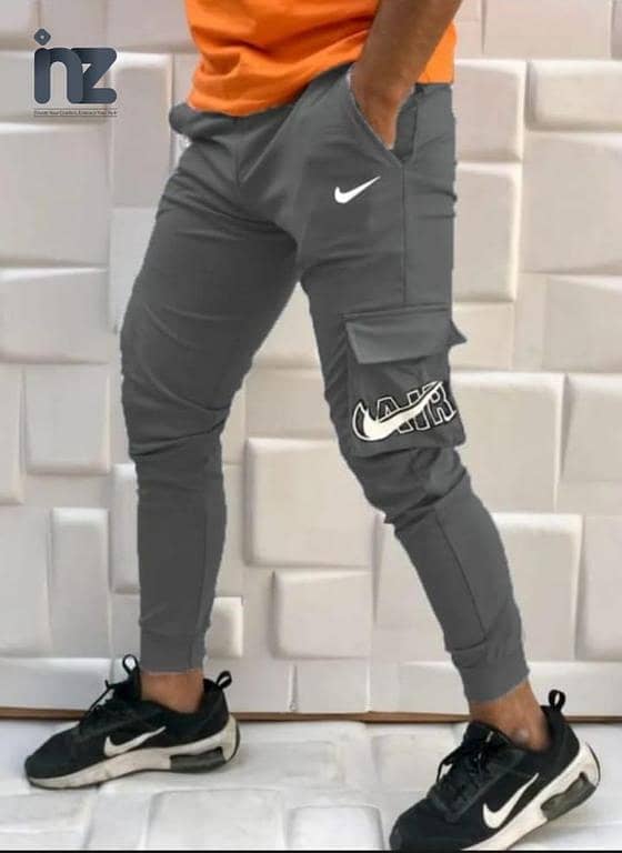 Men's Cargo Trousers with Pockets - Slim Fit, Casual Wear Pants for Summer, Ideal for Gym and Sports