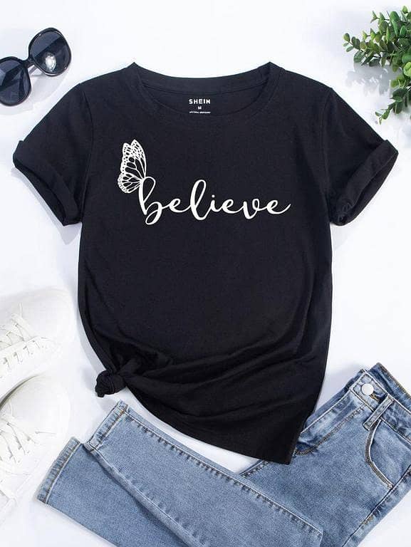 Comfortable Printed Oversized T-Shirts for Women and Girls