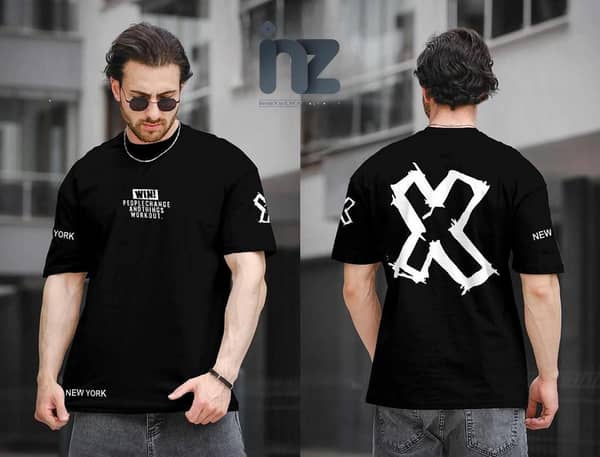 Oversized Dropped Shoulder T-Shirts for Men and Women - Short Sleeve Casual Cotton Round Neck Tops for Summer, Suitable for Formal and Party Wear