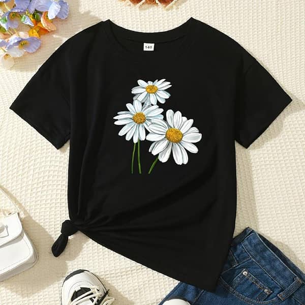 Comfortable Oversized Printed T-Shirts for Women and Girls