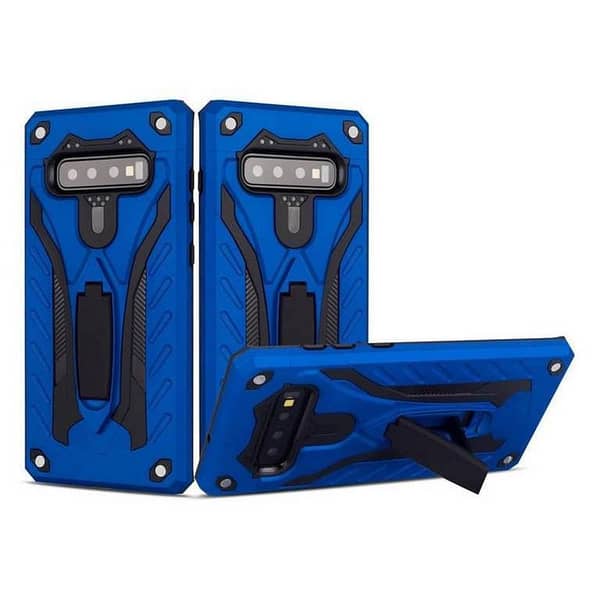 Samsung Galaxy S10 Plus Armor Case with Dual Layer TPU and PC, Shock Absorption, Built-in Kickstand, Precise Cutouts, Lightweight and Durable