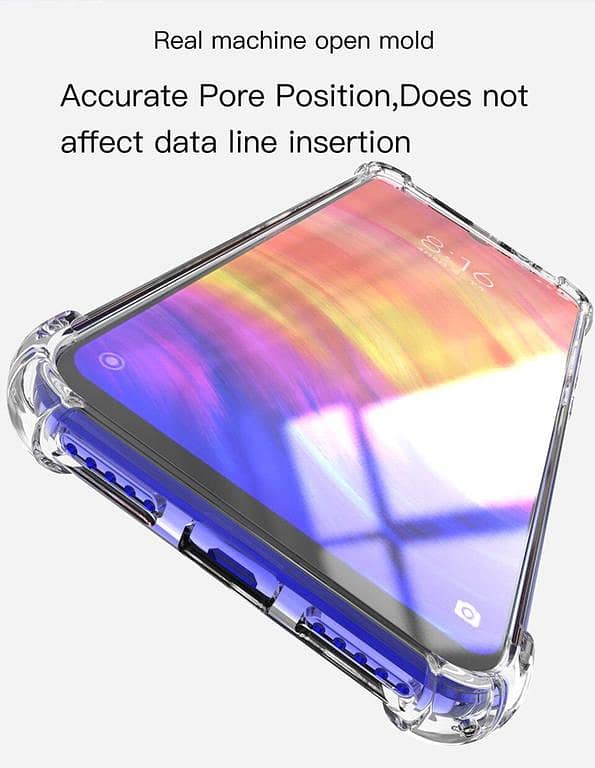Transparent Back Cover for Xiaomi Redmi Note 7 and Redmi Note 7 Pro