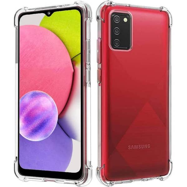 Transparent TPU Case for Samsung Galaxy A02s - Soft Silicone Back Cover with Drop Resistance and Anti Shock Features