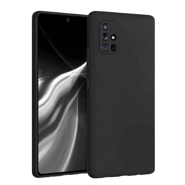 SAMSUNG A51 Soft TPU Matte Black Back Cover Case
