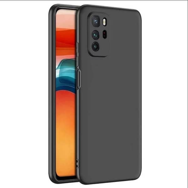 Soft TPU Back Cover Case for POCO X3 GT in Black