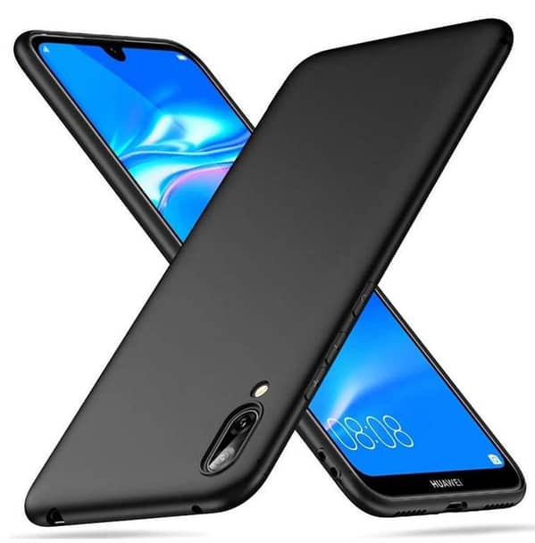 HUAWEI Y6 PRIME 2019 Soft TPU Matte Black Back Cover Case