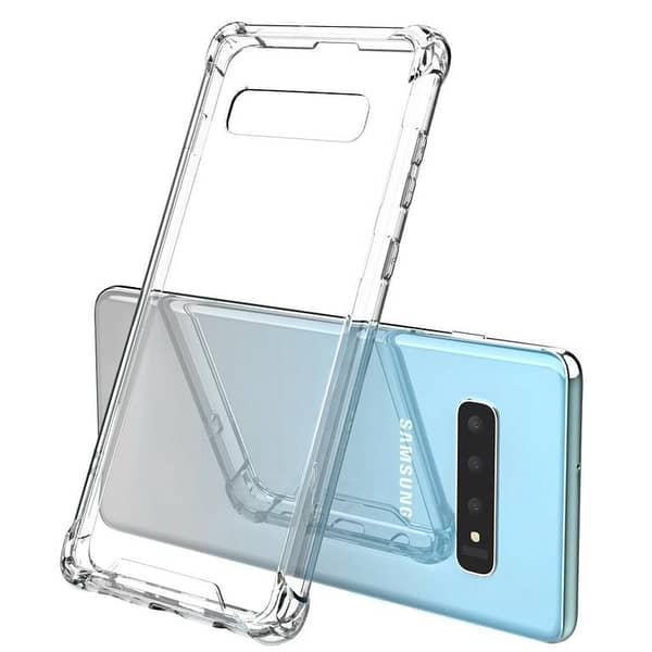 Transparent TPU Case for Samsung Galaxy S10 with Anti-Shock Drop Resistance and Soft Silicone Back Cover