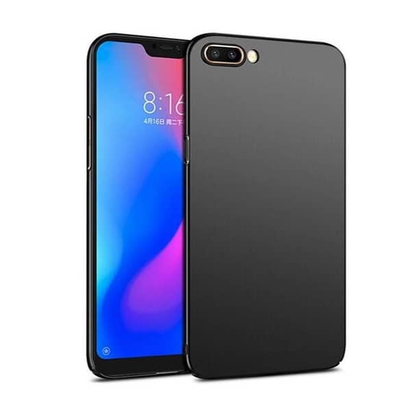 Soft TPU Back Cover Case for OPPO A3S in Black