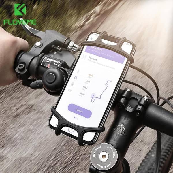 Handlebar Mount Holder for Mobile Phones, GPS, and PDAs for Bicycles - Universal Fit for 4.0-6.3 Inch Devices