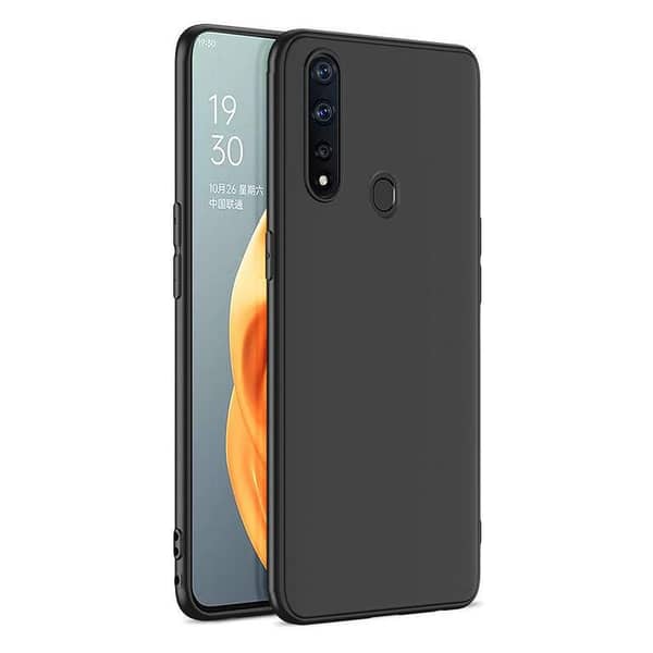 Soft TPU Back Cover Case for OPPO A31 in Black