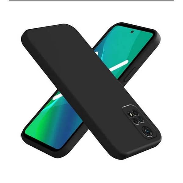 Soft TPU Back Cover Case for INFINIX NOTE 11 PRO and 11S in Black