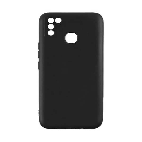 Soft Silicone TPU Back Cover Case for INFINIX HOT 10 LITE and SMART 5 in Black