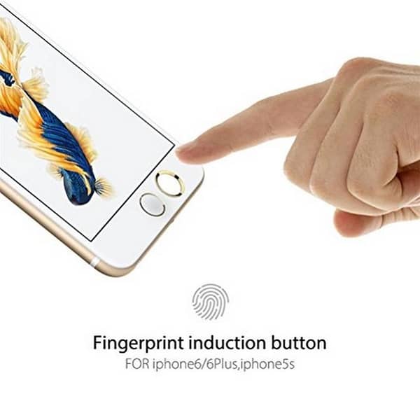 iPhone Home Button Sticker for Touch ID - Ultra Slim Fingerprint Protection