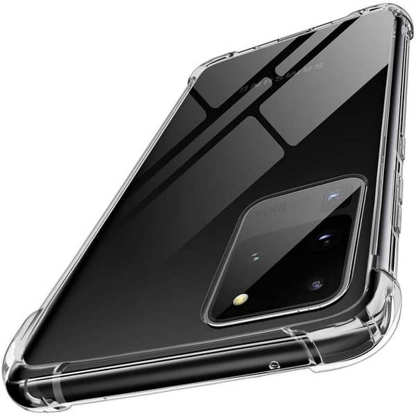 Transparent TPU Case for Samsung Galaxy S20 Ultra - Soft Silicone Back Cover with Drop Resistance and Shock Absorbing Protection