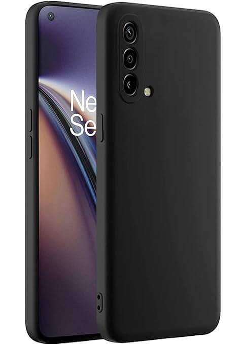 Soft Silicon Back Cover for OnePlus Nord CE 5G in Black