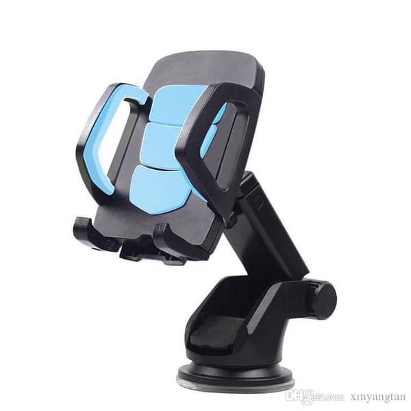 Car Mobile Phone Holder by Universal: Dashboard & Windshield Mount with 360° Rotation, Adjustable Long Arm, and Suction Gel Pad for All Smartphones