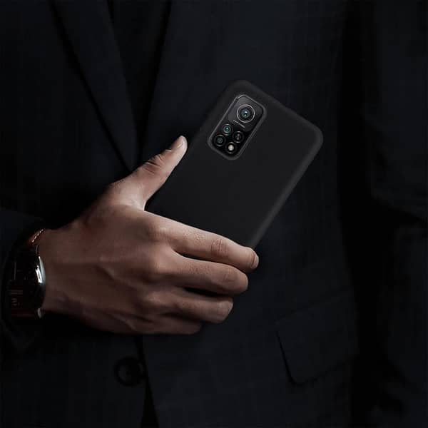 Soft TPU Back Cover Case for REDMI 10T in Black