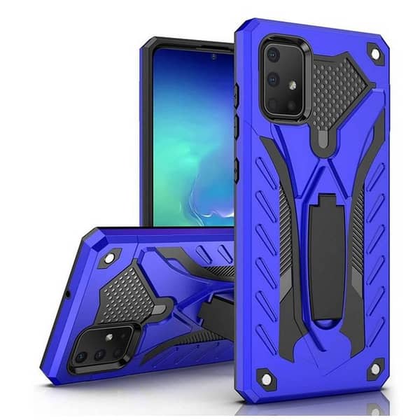 Samsung Galaxy A31 Protective Slim Armor Case with Kickstand and TPU Design