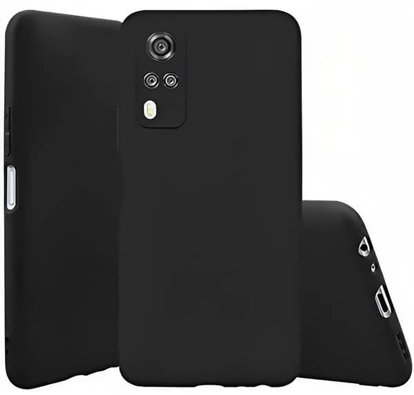 Vivo Y51 Black TPU Soft Silicon Back Cover Case