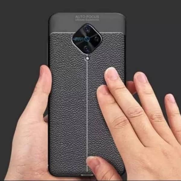 VIVO S1 PRO Back Cover with Auto Focus and Litchi Texture