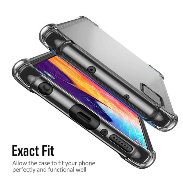 Transparent TPU Case for Samsung Galaxy A50 - Soft Silicone Back Cover with Drop Resistance