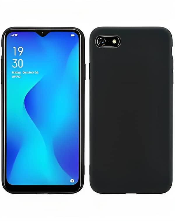Soft TPU Back Cover for Oppo A1K in Black