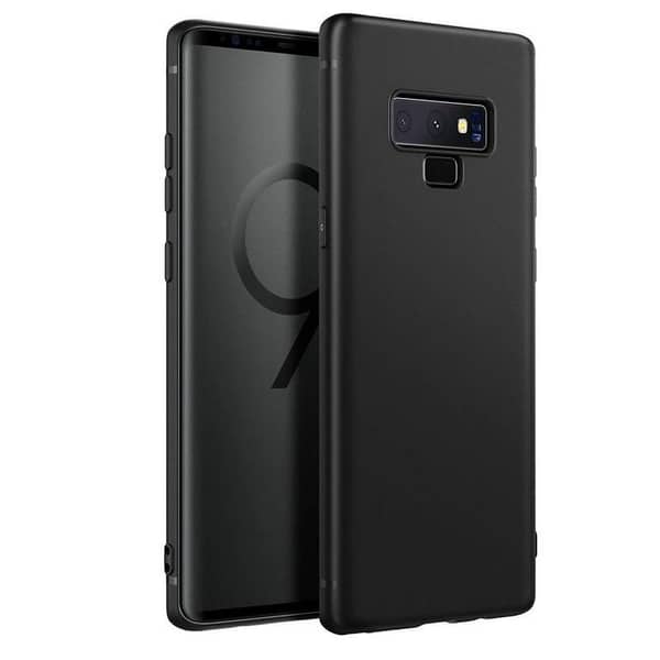 SAMSUNG NOTE 9 Soft TPU Back Cover Case in Matte Black