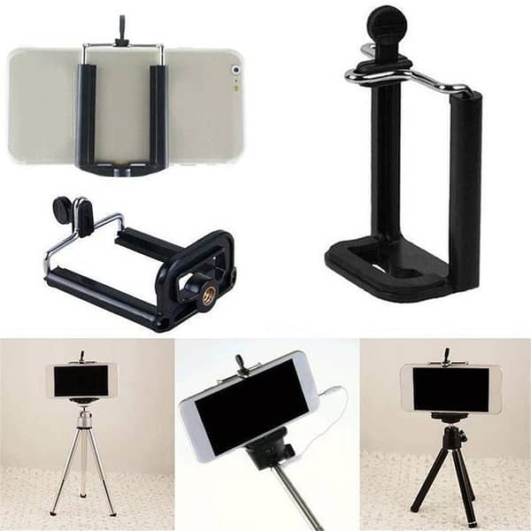 Smartphone Mount for Tripods - Compatible with Devices 5.5-8.5cm Wide