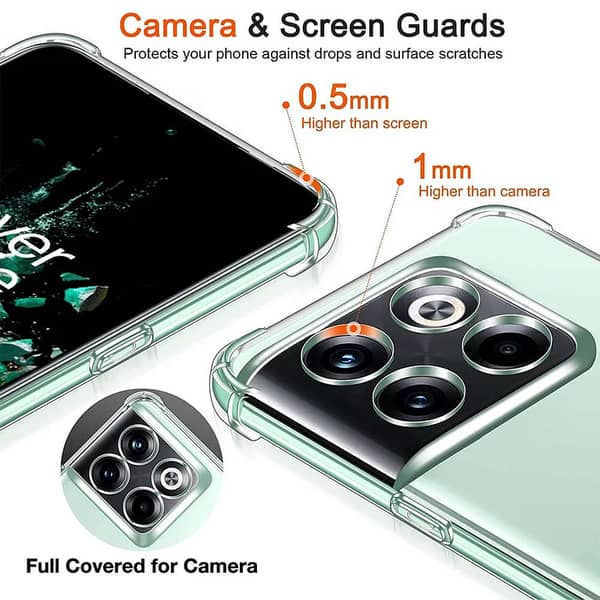 Transparent TPU Case for Oneplus 10 Pro 5G - Soft Silicone Back Cover with Drop Protection