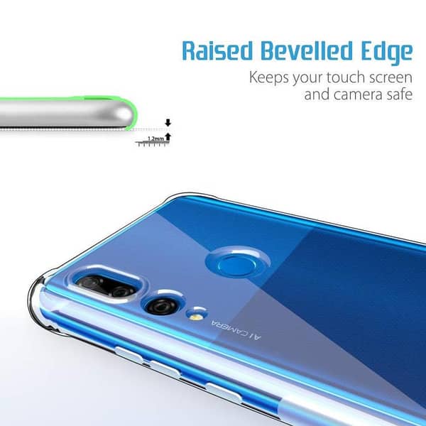 Transparent TPU Case for Huawei Y9 Prime 2019 - Soft Silicone Back Cover with Drop Resistance and Shock Absorption