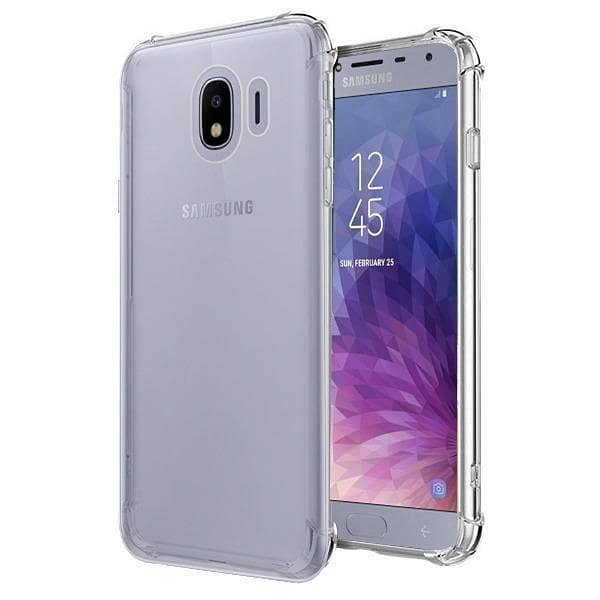 Transparent TPU Case for Samsung Galaxy J4 - Soft Silicone Back Cover with Drop Resistance and Shock Absorption