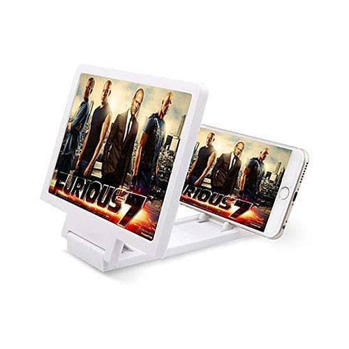 3D Video Screen Amplifier by Cellphone - Folding Magnifier with Eye Protection for Enhanced Viewing