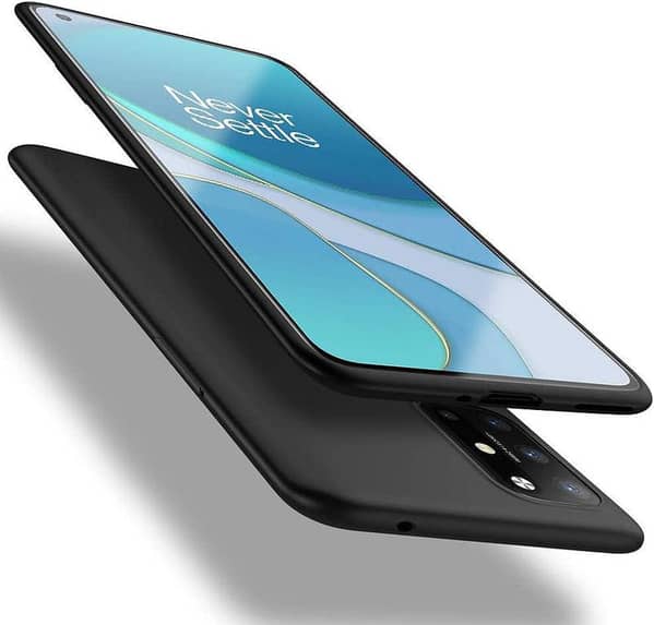 ONEPLUS 8T / 9R Black TPU Back Cover Case - Soft Silicon Protection