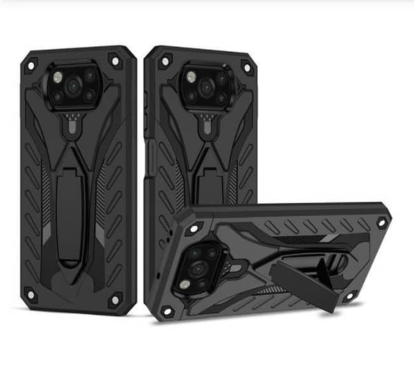 Xiaomi Poco X3, X3 Pro, and X3 NFC Antishock Armor Back Cover with Drop Resistance