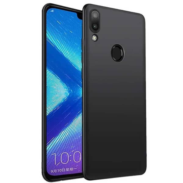 HUAWEI HONOR 8X Black TPU Soft Silicone Back Cover Case