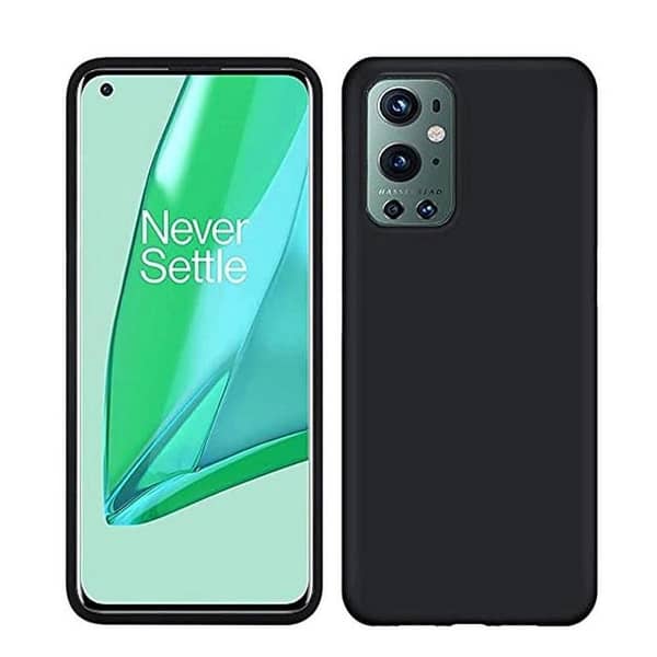 ONEPLUS 9 PRO Black TPU Soft Silicone Back Cover Case
