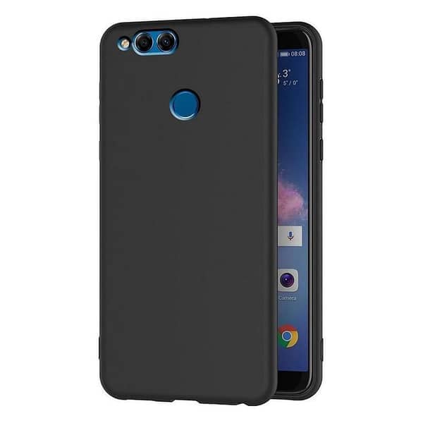 HUAWEI HONOR 7X Black TPU Soft Silicone Back Cover Case