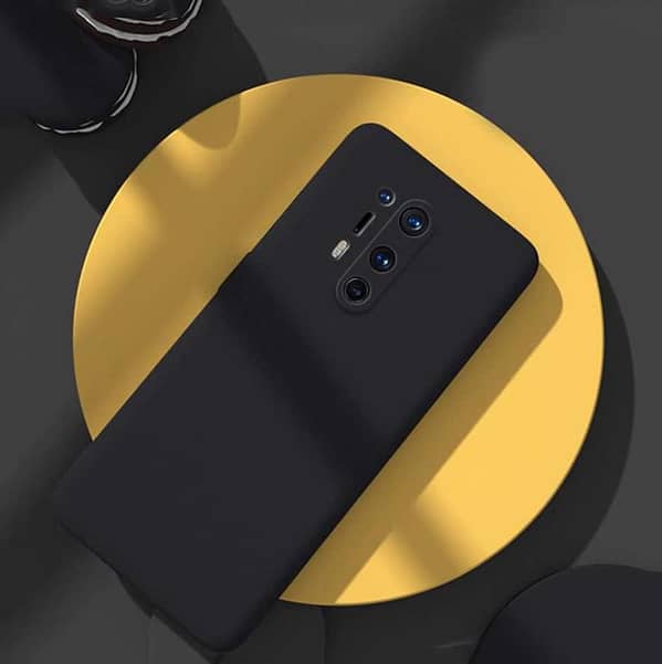 ONEPLUS 8 PRO Black TPU Soft Silicone Back Cover Case