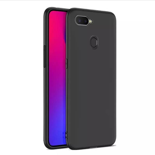 OPPO F9 Black Soft TPU Back Cover Case - Slim and Lightweight Protection