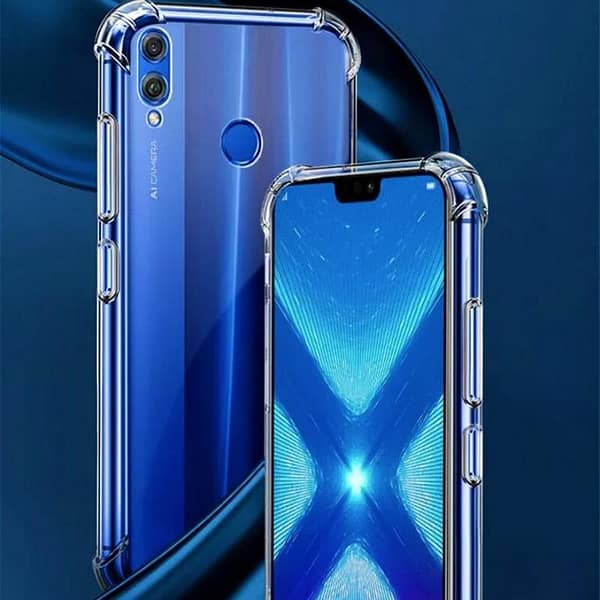 Huawei Y7 Prime 2019 Transparent TPU Case with Anti-Shock and Drop Resistance, Soft Silicone Back Cover