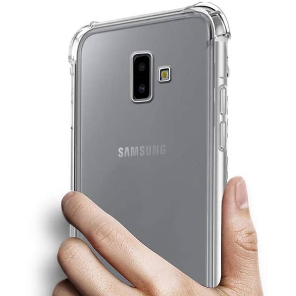 Transparent TPU Case for Samsung Galaxy J6 Plus - Soft Silicone Back Cover with Drop Protection