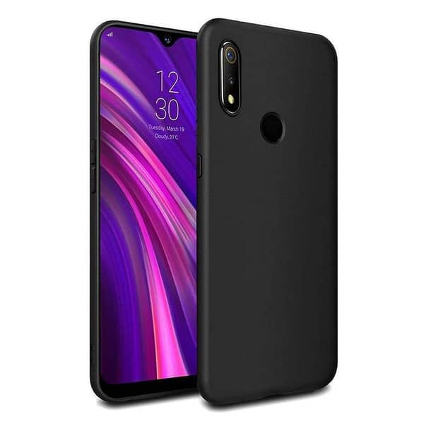 Oppo F3 Black TPU Back Cover with Soft Silicon Finish