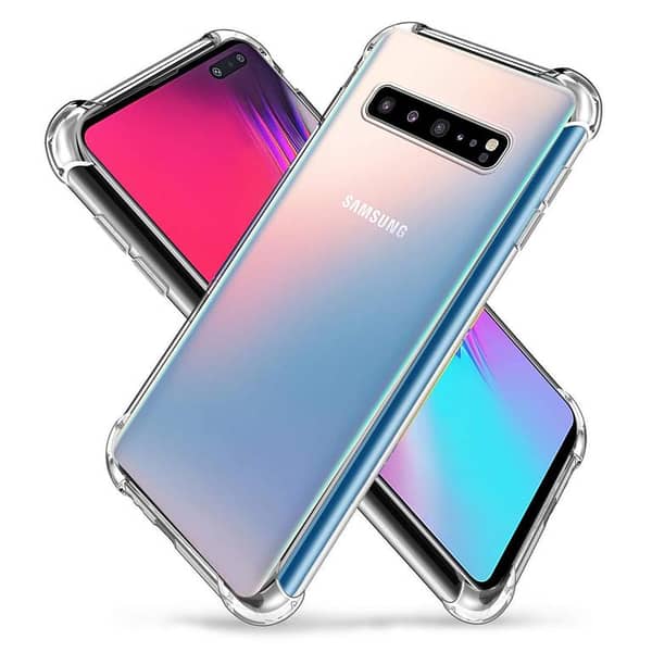 Transparent TPU Case for Samsung Galaxy S10 5G - Soft Silicone Back Cover with Drop Resistance and Anti-Shock Features
