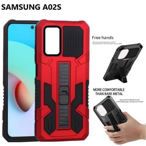 Samsung Galaxy A02s Dual Layer Armor Back Cover Case