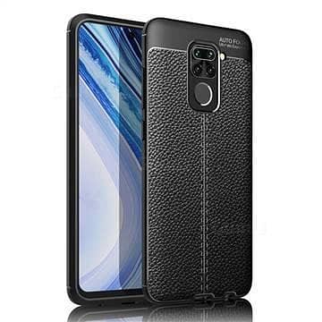 REDMI NOTE 9 Back Cover with Auto Focus and Litchi Texture Design