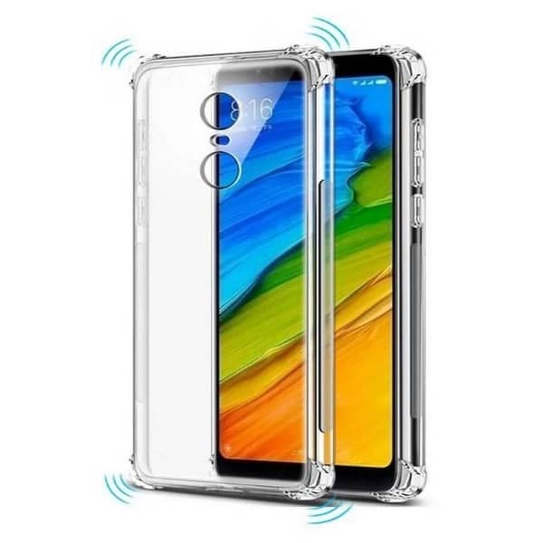 Transparent TPU Case for Xiaomi Redmi 5 Plus - Soft Silicone Back Cover with Drop Resistance and Anti Shock Features