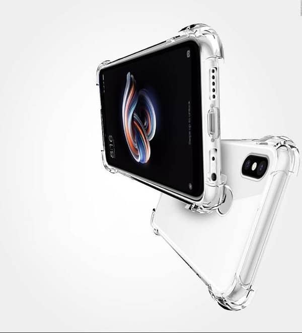 Xiaomi Redmi Note 5 Pro Transparent TPU Case with Drop Protection and Soft Silicone Back Cover